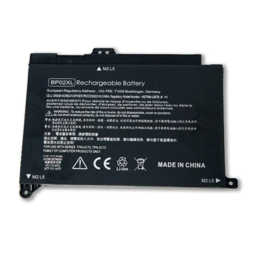 Laptop Battery for HP BP02XL TPN-Q172 Q175 15-AU156TX AU162TX