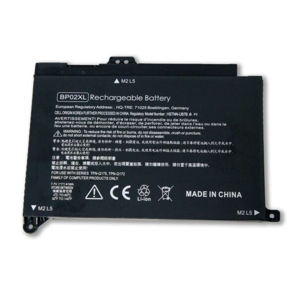 Laptop Battery for HP BP02XL TPN-Q172 Q175 15-AU156TX AU162TX