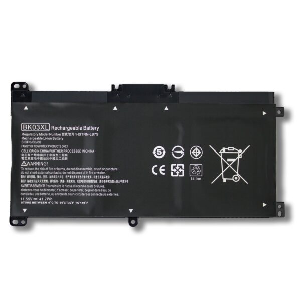 Laptop Battery for HP BK03XL PAVILION X360 14-BA033TX TPN-W125