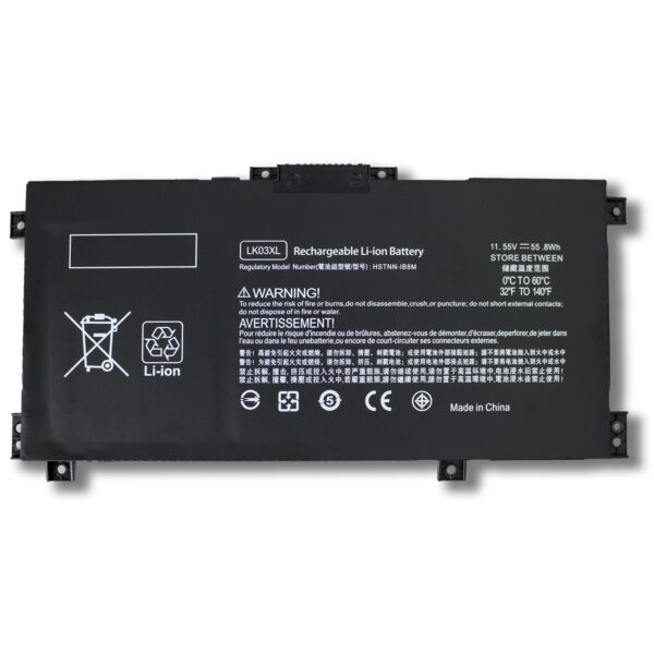 Laptop Battery for HP LK03XL Envy15 X360 15-bp103TX TPN-W127 W128 W132 W134 W135 W137