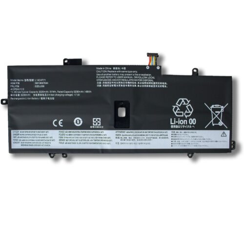 Laptop Battery for LENOVO L18C4P71 ThinkPad X1 Carbon 7th2019/20 L18C4P71 TP00109A/B L18L4P71
