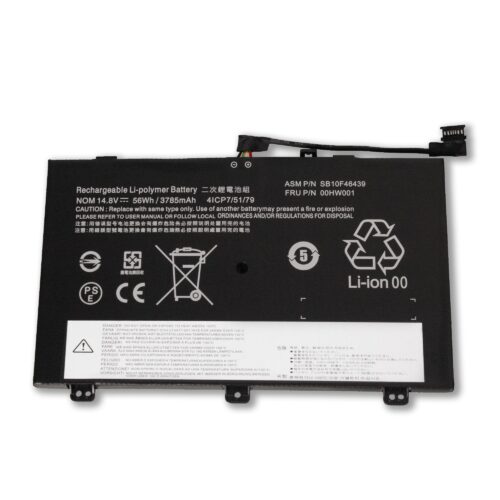 Laptop Battery for LENOVO 00HW001 ThinkPad S3 Yoga 14 00HW001 SB10F46439