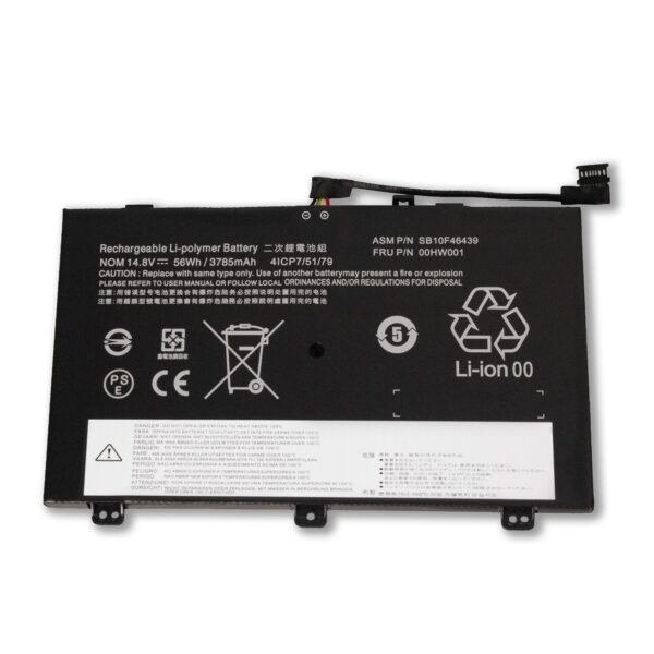 Laptop Battery for LENOVO 00HW001 ThinkPad S3 Yoga 14 00HW001 SB10F46439