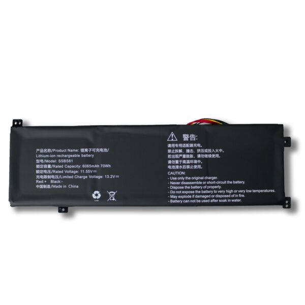Laptop Battery for CLEVO SSBS81 MECHREVO 16HDS-7BB6U 16Pro