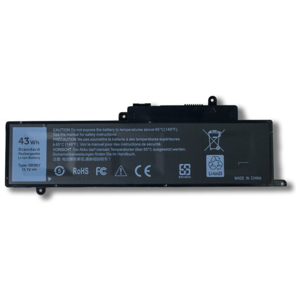 Laptop Battery for DELL GK5KY 43Wh GK5KY Battery for Dell Inspiron 11 3147 3148 3152 3157 Inspiron 13 7347 7348 7352 7353 7359 Inspiron 15 7558 P55F001 7568 P20T Laptop 04K8YH 4K8YH RHN1C 92NCT 451-BBKK 11.1V 3Cell