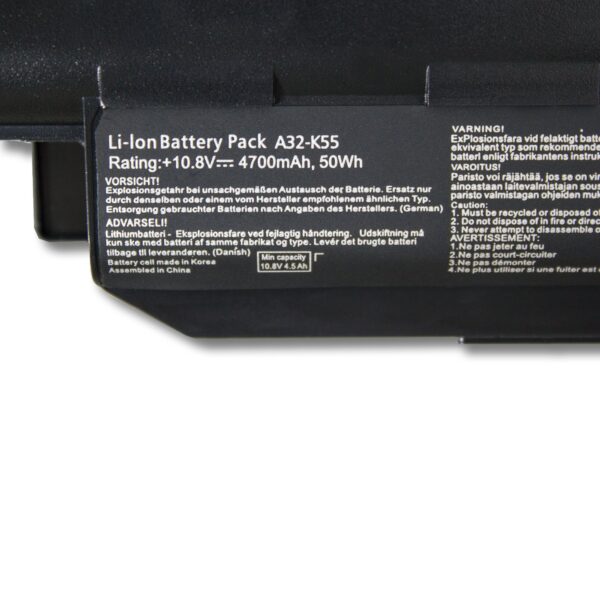 Laptop Battery for ASUS A32-K55 A32-K55 A45V X45V X75V k45 X45VD K55A K55D