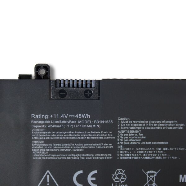 Laptop Battery for ASUS B31N1535 RX410U U4000U UX310Q U4000UQ