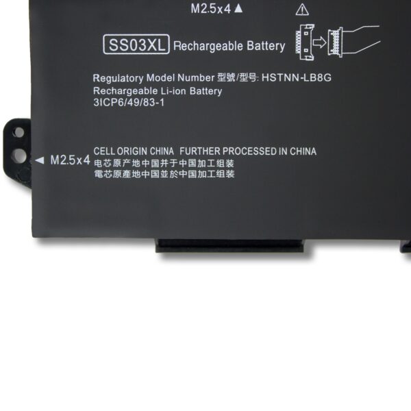 Laptop Battery for HP SS03XL 14u G5/G6 HSN-I12C I23C I16C I17C 840 G5,730 735 740 745 830 G5
