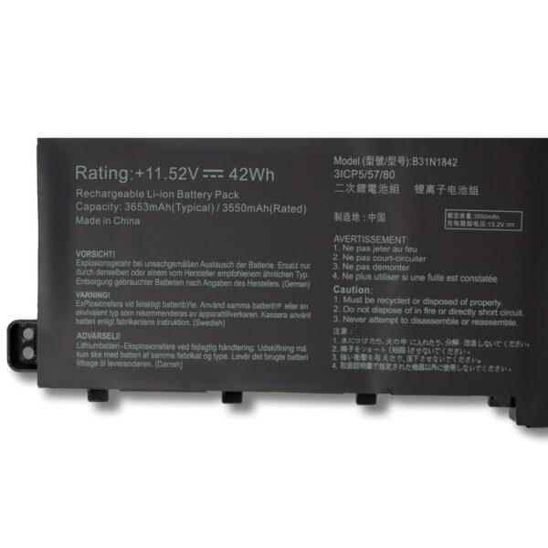 Laptop Battery for ASUS B31N1842 S5500F V5050E V5100E M5100U S531F B31N1842