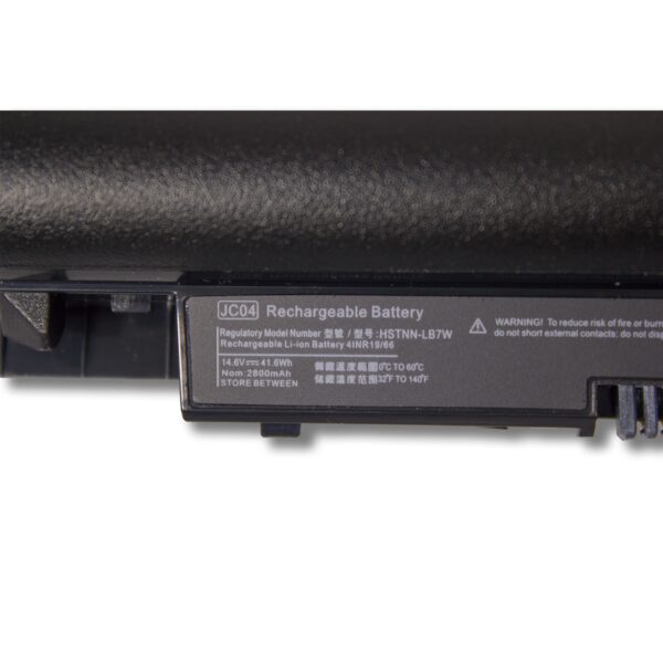 Laptop Battery for HP JC04 TPN-W129 W130 Q186 Q187 C129 C130 JC03