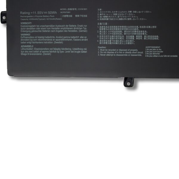 Laptop Battery for ASUS C31N1831 VivoBook 7 PX574F Pro574F P3548FA C31N1831