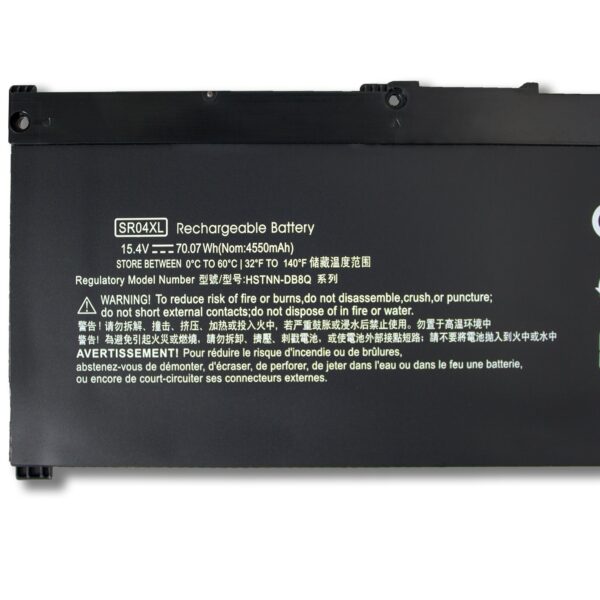 Laptop Battery for HP SR04XL Pavilion Gaming OMEN 3/4/5 Gen TPN-Q211 C133 C134