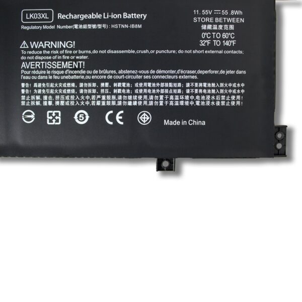 Laptop Battery for HP LK03XL Envy15 X360 15-bp103TX TPN-W127 W128 W132 W134 W135 W137