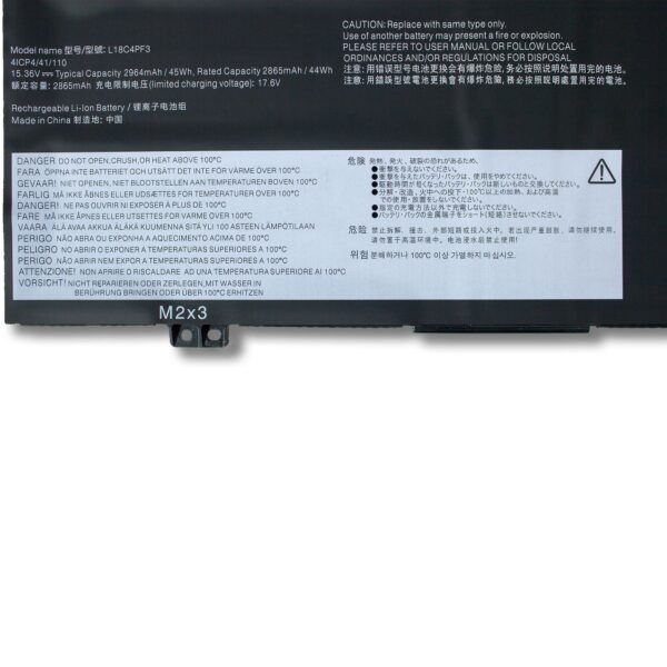 Laptop Battery for LENOVO L18C4PF3 IdeaPad Air14 2019 L18M4PF4 L18C4PF4 L18M4PF3 L18C4PF3