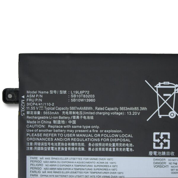 Laptop Battery for LENOVO L19L6P72 ThinkPad P15V Gen 1 L19L6P72 L19C6P72