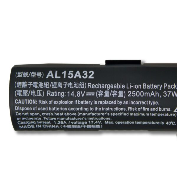 Laptop Battery for ACER AL15A32 E5-473G E5-573G E5-553G