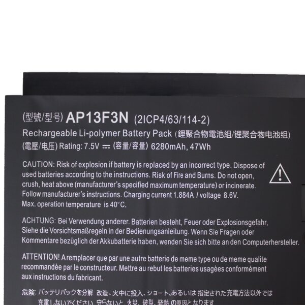 Laptop Battery for ACER AP13F3N S7-391 392 393 54204G25Tws