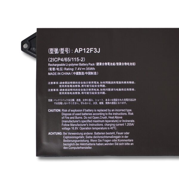 Laptop Battery for ACER AP12F3J S7 S7-391 MS2364 AP12F3J