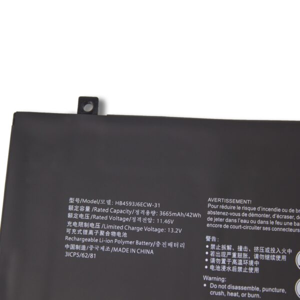 Laptop Battery for HUAWEI HB4593J6ECW-31 MateBook 13 2019【WRT-W09/W09L/W19/W19LW29/W29L/WX9】 MateBook 13 2019 Ryzen 【HN-W19L/W19R/WX9X】 MateBook 13【2020 year i7