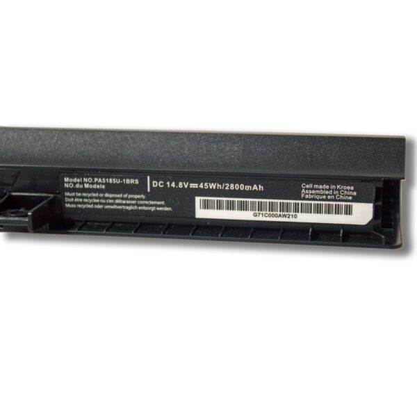 Laptop Battery for TOSHIBA PA5185U-1BRS C40-B C50-A/B L50-B C55D L55T PA5184U PA5186U