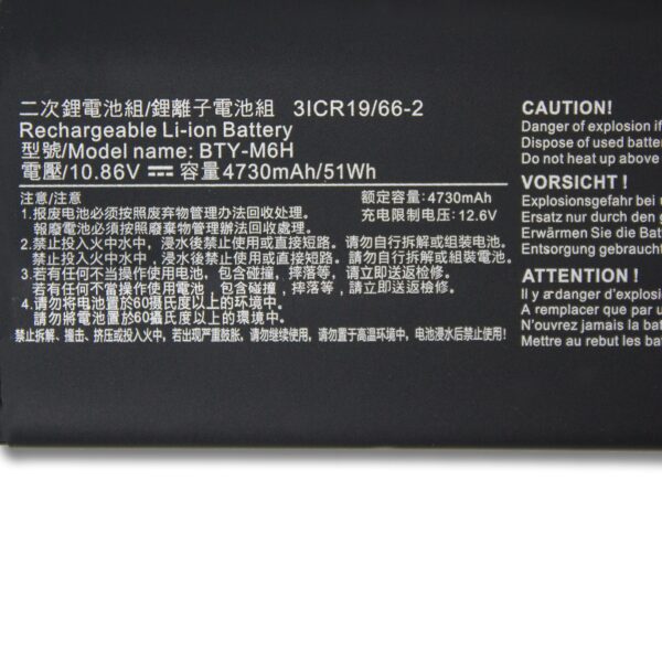Laptop Battery for MSI BTY-M6H GE62 GE72 GL62M GL72 GP72