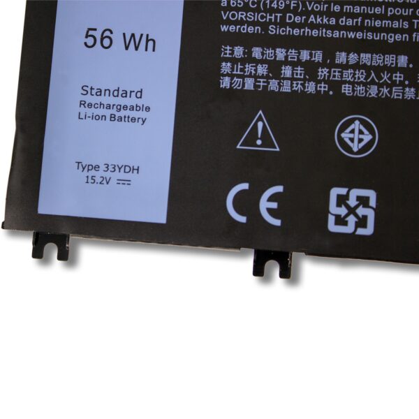 Laptop Battery for DELL 33YDH Battery for Dell 33YDH 17 7000 7779 13 7353 17 7778 15 7778 15 7577 P30E 7786 7773 3779 G5 / 7588 3579 5587 G7 / G3 Latitude 13 3380 14 3490 - High Performance [15.2V/56Wh]