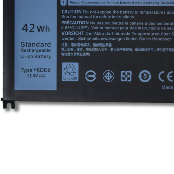 Laptop Battery for DELL YRDD6 YRDD6 5498 3400 5493 5590 5593 5584 P90F