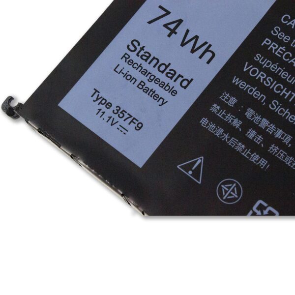 Laptop Battery for DELL 357F9 Type 357F9 71JF4 Battery Compatible with Dell Inspiron 15 7000 7559 7557 7567 7566 7759 15 5576 5577 INS15PD Series 15-7559 0GFJ6 P57F 071JF4 0357F9 6 Cell 11.1V 11.4V Li-ion Laptop Battery New