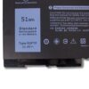 Laptop Battery for DELL 93FTF Latitude 5280 5285 5290 5480 5490 P27S