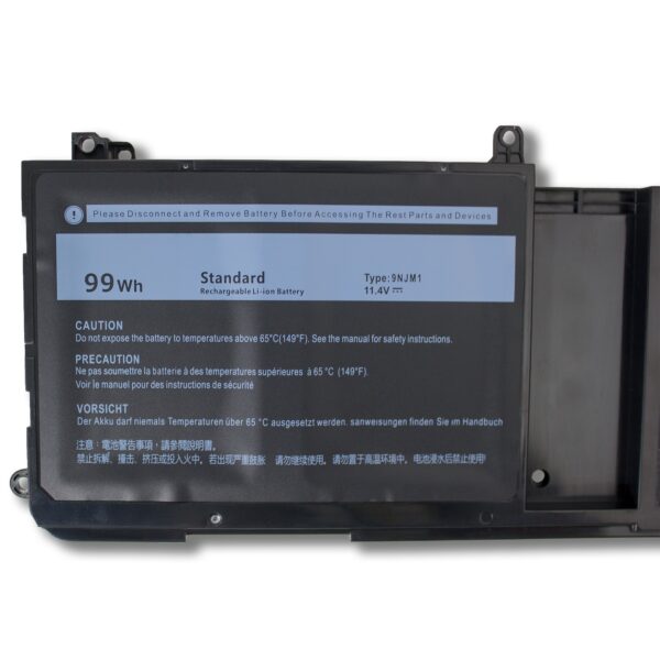 Laptop Battery for DELL 9NJM1 Alienware 15 R3 R4 17 R4/5 P31E P69F