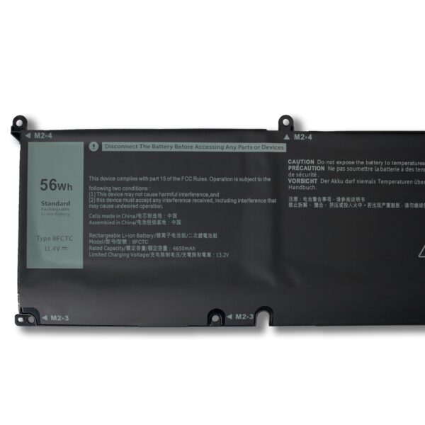 Laptop Battery for DELL 8FCTC Alienware 15/17 R3 R4 R5 G15 5510 5511 XPS 15 9500 P8P1P