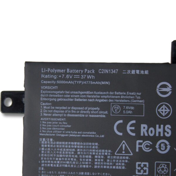 Laptop Battery for ASUS C21N1347 X555 F554L K555D X555LA A555LF X555UQ