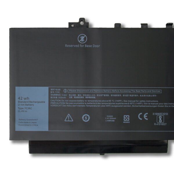 Laptop Battery for DELL 7CJRC Latitude E7270 E7470