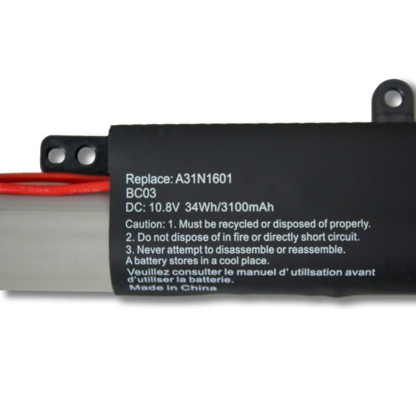 Laptop Battery for ASUS A31N1601 A541U F541U R541U X541A X541S
