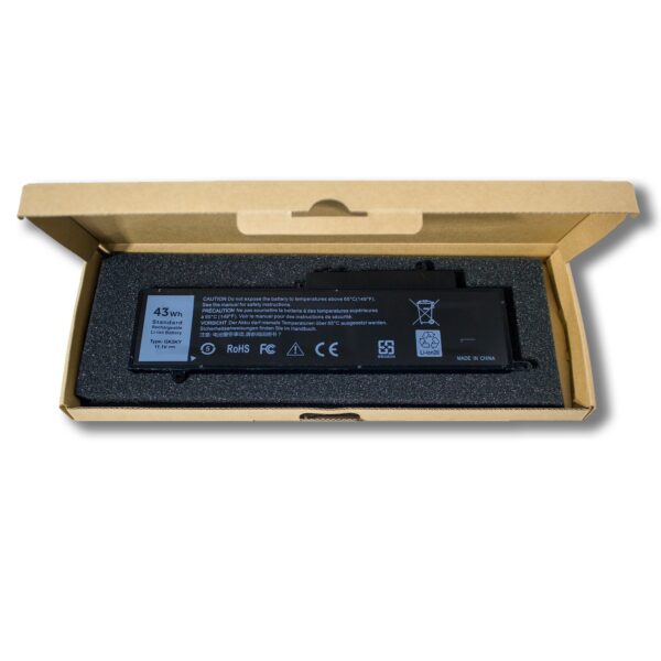 Laptop Battery for DELL GK5KY 43Wh GK5KY Battery for Dell Inspiron 11 3147 3148 3152 3157 Inspiron 13 7347 7348 7352 7353 7359 Inspiron 15 7558 P55F001 7568 P20T Laptop 04K8YH 4K8YH RHN1C 92NCT 451-BBKK 11.1V 3Cell