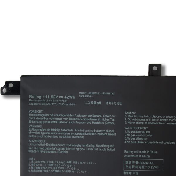 Laptop Battery for ASUS B31N1732 Zenbook S2 Gen S4300F S4300U X430F VX60G X571