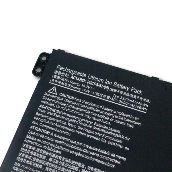 Laptop Battery for ACER AC14B8K E5 ES1-111 531 B115 V3-371 N15W8 TMP236 P238 MS2392 N17C1