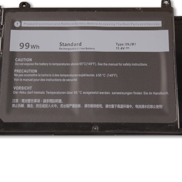 Laptop Battery for DELL 9NJM1 Alienware 15 R3 R4 17 R4/5 P31E P69F