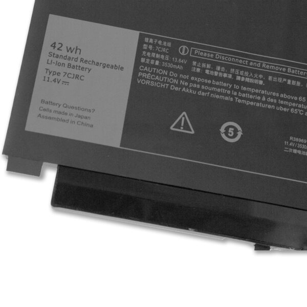Laptop Battery for DELL 7CJRC Latitude E7270 E7470